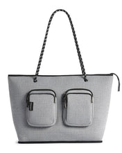 Load image into Gallery viewer, The Bec Bag - Large - Rebecca Judd X Prene - Light Grey Marle/Silver - Mandi at Home