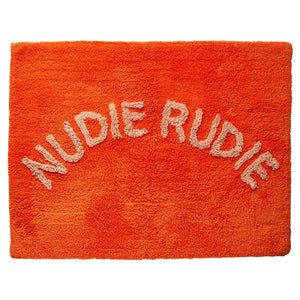 Tula Nudie Bath Mat - Tangerine - Mandi at Home