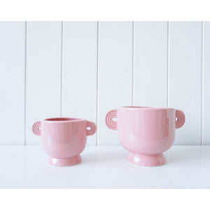 Pot Planter - Cup - Blush Pink - 16x11x10 - Mandi at Home