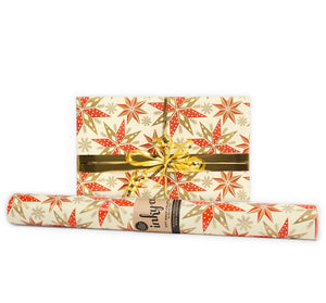 Xmas Lantern Red Wrapping Paper - Inky Co - Mandi at Home
