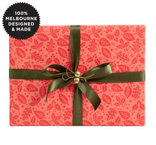 Load image into Gallery viewer, Yule Forest Red Wrapping Paper - Inky Co - Mandi at Home