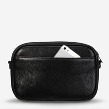 Load image into Gallery viewer, Plunder with Webbed Strap Cross Body Bag - Black - Mandi at Home