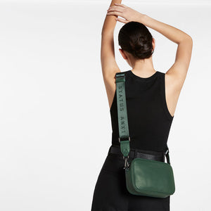 Without You - Green Webbed Strap for Plunder Crossbody Bag - Mandi at Home