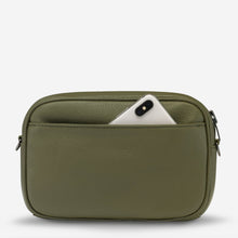 Load image into Gallery viewer, Plunder with Webbed Strap Cross Body Bag - Khaki - Mandi at Home