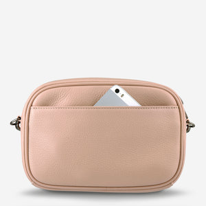 Plunder with Webbed Strap Cross Body Bag - Pink - Mandi at Home