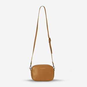 Plunder Women's Tan Leather Bag - Status Anxiety - Mandi at Home