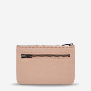 Change It All Dusty Pink Leather Pouch - Mandi at Home