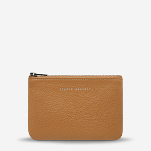 Change It All Tan Leather Pouch - Status Anxiety - Mandi at Home