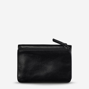 Is Now Better Women's Black Leather Wallet - Mandi at Home