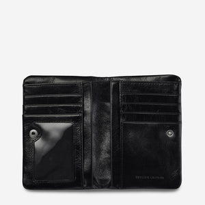 Is Now Better Women's Black Leather Wallet - Mandi at Home