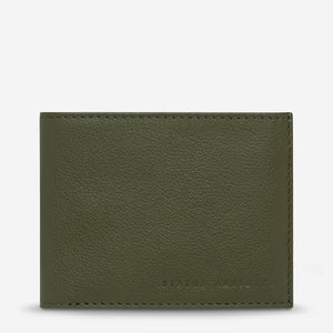 Noah Men's Tri-Fold Khaki Leather Wallet - Status Anxiety - Mandi at Home