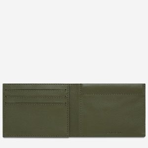 Noah Men's Tri-Fold Khaki Leather Wallet - Mandi at Home